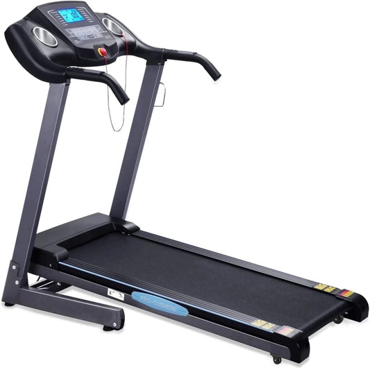Treadmill 2.5HP Electric with 12Level Auto Incline Foldable Treadmill with LCD Monitor 220Lbs 8.5 Mph Speed Range for Home Gym Eercise Fitness
