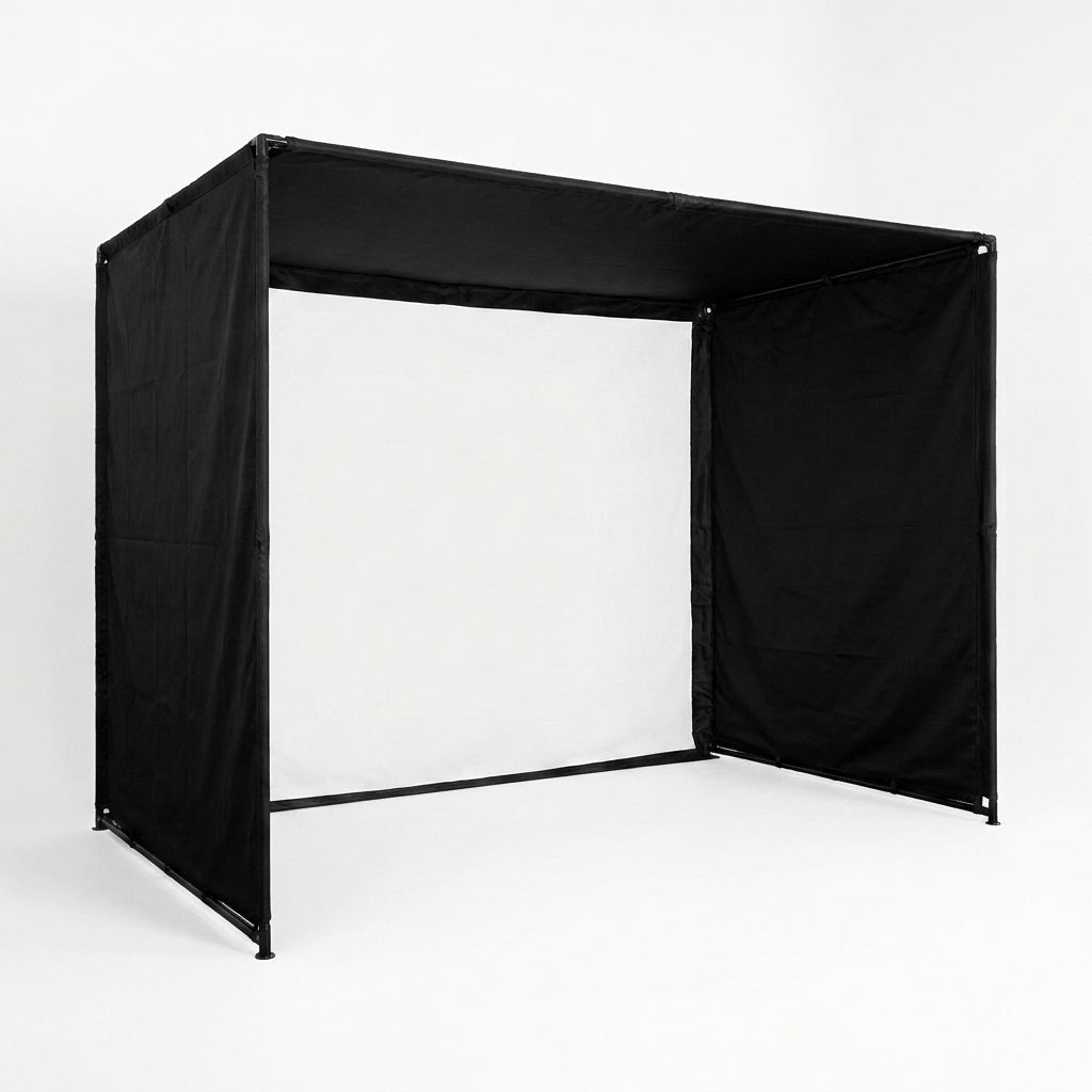 10/12/14Ft Outdoor Golf Training Simulator Cage Sports Practice Golf Simulator Enclosure with Impact Netting and All Poles — Studio Shot