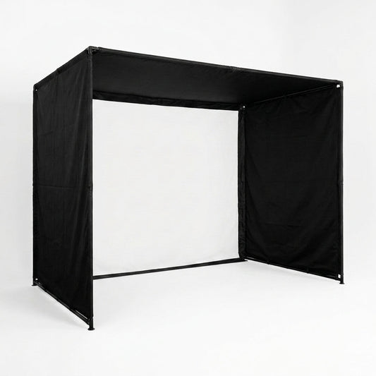10/12/14Ft Outdoor Golf Training Simulator Cage Sports Practice Golf Simulator Enclosure with Impact Netting and All Poles — Studio Shot