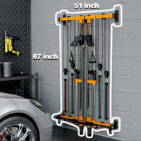 Folding Wall-Mounted Smith Machine