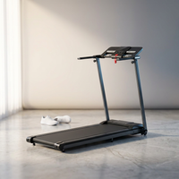 Folding Treadmills Walking Pad for Home Office, 2.5HP Treadmill with Incline Bluetooth Speaker 7.5MPH 265LBS Capacity Treadmill for Running — Studio Shot