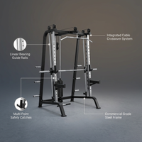 Professional Gym Smith Machine Set—Multi-Functional All-In-One Fitness Equipment, Suitable for Professional Gyms — infographic