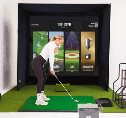 SimBox Golf Simulator Enclosure - 7 sizes available