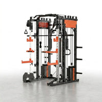 Smith Machine Cable Crossover Built for Full-Body Strength Training, Multifunction Design, Durable Metal Frame — Studio Shot