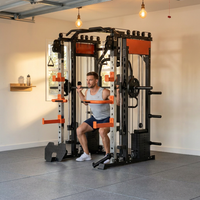 Smith Machine Cable Crossover Built for Full-Body Strength Training, Multifunction Design, Durable Metal Frame — Lifestyle